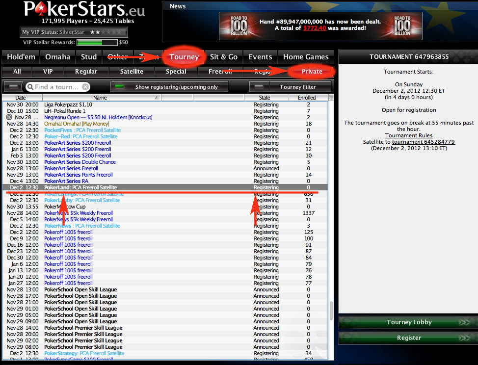 PCAPokerlandFreeroll