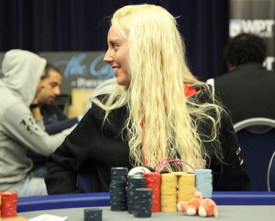 H Cecilia Pascalini chip leader στο WPT Malta