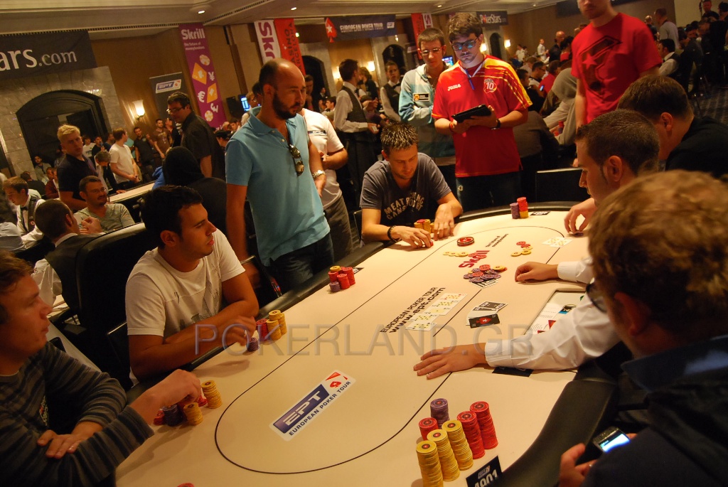 EPT barcelona 2011 τραπεζι χατζοπουλου day 3