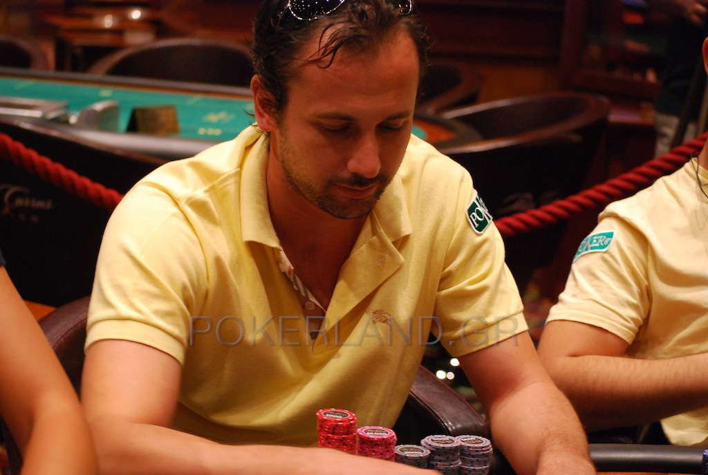 αργυρης ματζινος, chip leader day 1 cypt