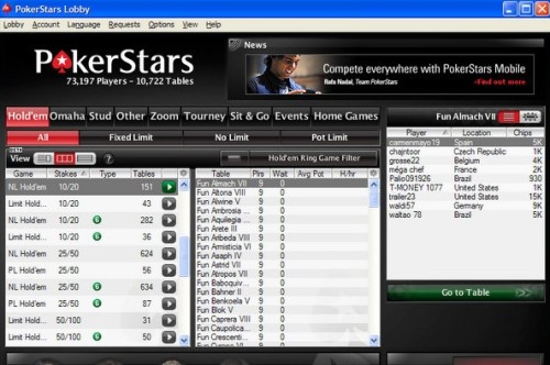 Pokerstars Update