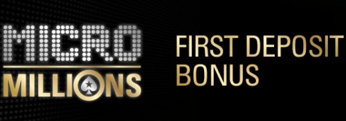 MicroMillions First Deposit Bonus   Free