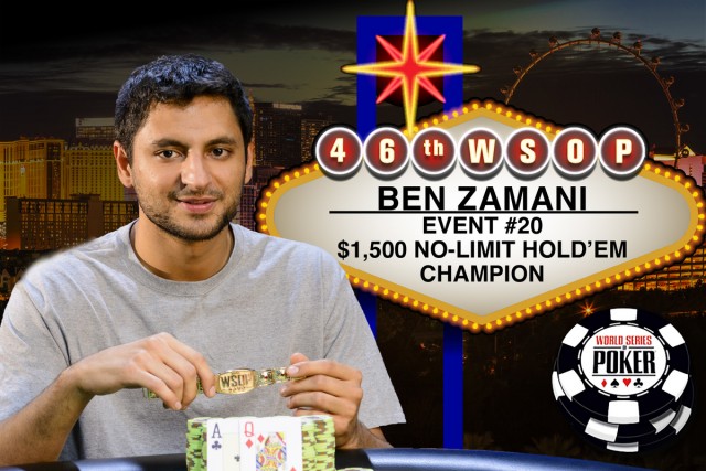 EV 20 Bracelet Winner_Ben Zamani