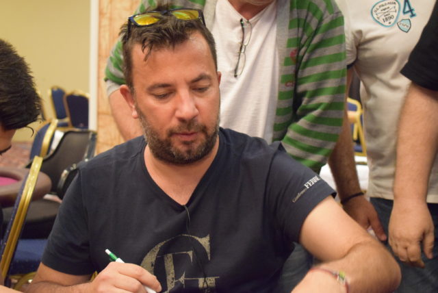 O chip leader Γιάννης Δρακίδης